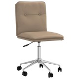 Cumpara ieftin Scaun de sufragerie din piele artificială Cappuccino