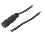 Cablu alimentare DC 5,5/2,1, 0,8m