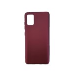 Husa compatibila cu Samsung Galaxy A02s- Silicon Slim, Visiniu, ALC MOBILE