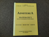 ADMITEREA MATEMATICA TESTE STANDARD SI TESTE GRILA C UDRISTE M POSTOLACHE