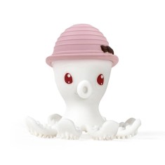Inel gingival din silicon, mombella - octopus old roze foto