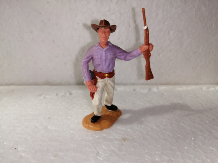 bnk jc Figurina de plastic - Timpo - cowboy cu pusca