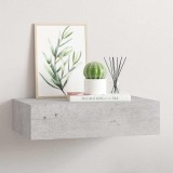 Cumpara ieftin Dulap de perete cu sertare, gri beton, 40x23,5x10 cm, MDF