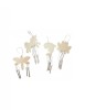 Set 12 clopotei de vant din lemn de decorat Playbox