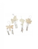Set 12 clopotei de vant din lemn de decorat Playbox