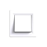 Leziter Intrerupator transversal Nova 10A 250V 107 cu cadru alb