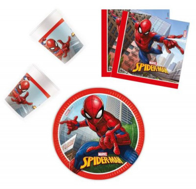 Set de petrecere din 32 de piese Spiderman foto