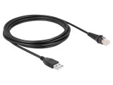Cablu USB 2.0 RJ50 - USB A, 3m, negru, F/UTP, 26AWG