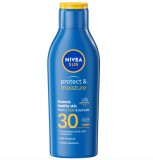 Lotiune de corp pentru protectie solara cu SPF 30 Protect &amp; Moisture, 200ml, Nivea