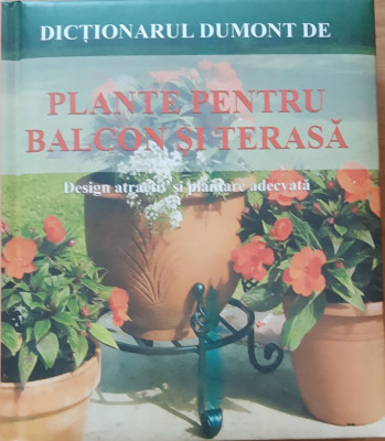 DICTIONARUL DUMONT DE PLANTE PENTRU BALCON SI TERASA foto