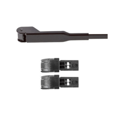 Adaptor fixare pentru stergatoare auto parbriz Alca Germany, pentru brat cu blocare centrala, set 2 buc AutoDrive ProParts foto