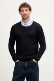 Karl Lagerfeld pulover de l&acirc;nă culoarea bleumarin, light, 553399.655000