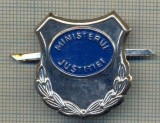 Y 1630 INSIGNA- MILITARA -SEMN DE ARMA-MINISTERUL JUSTITIEI -PENTRU COLECTIONARI