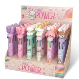Pix care se sterge, 10 culori in 1, Color Power, 6 modele (24 buc/display)