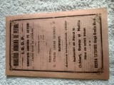 afis original reclama antebelica societati Regalitate Romania .Anii 1930 .Dimensiuni aproximativ format A4