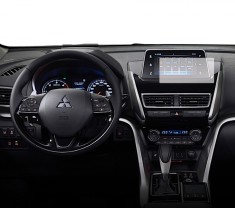 Folie protectie display navigatie Duragon, din silicon, pentru Mitsubishi Eclipse Cross 2017-2021, transparenta, anti-shock, kit instalare foto
