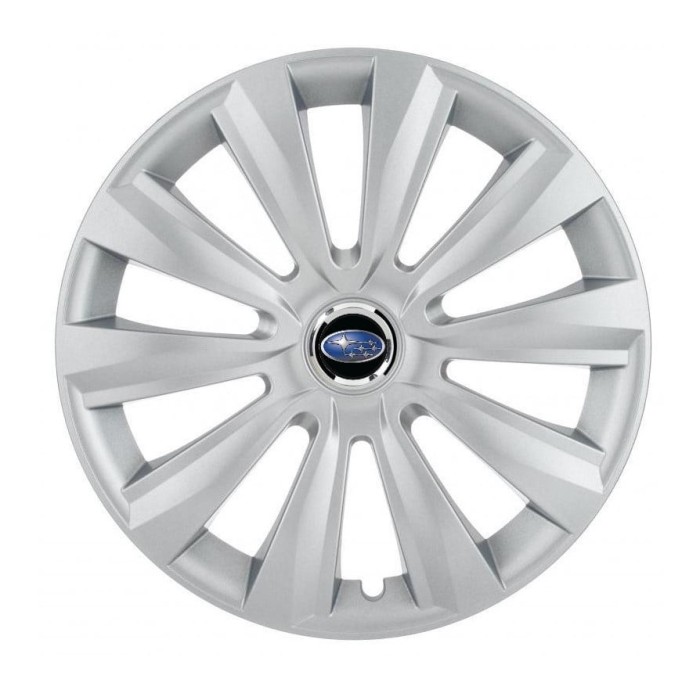 Set 4 Capace Roti, potrivite jantelor de R16, pentru Subaru, model delta cromat