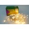 Sectiune Instalatie de Craciun Flippy&reg; Tip Turturi, 8 jocuri de lumini 3 m, 96 LED-uri, Interconectabila, Fir Transparent, Alb Cald, Atentie! nu conti