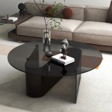 MASUTA CAFEA GLASS 1 STICLA NEAGRA SECURIZATA