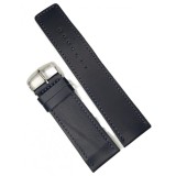 Cumpara ieftin Curea de ceas Handmade Piele Naturala BleuMarin - 30-34mm