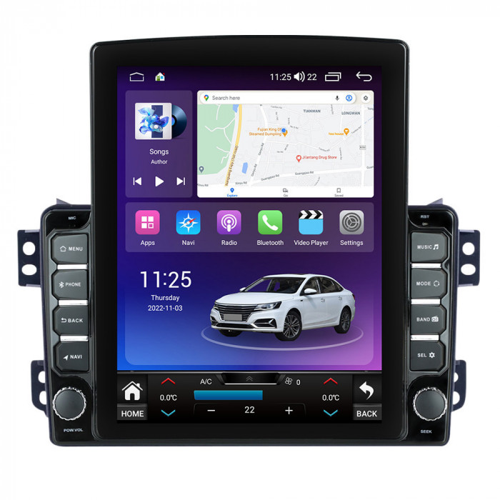 Navigatie dedicata cu Android Suzuki Splash 2008 - 2015, 4GB RAM, Radio GPS