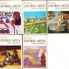 HST C2779 Istoria artei vol I-V 1970 Elie Faure