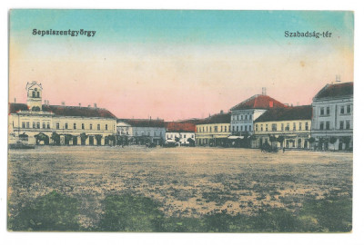 2495 - SF. GHEORGHE, Covasna, Market, Romania - old postcard - unused foto