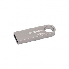 Memory stick USB 2.0 Kingston DataTraveler DTSE9H 16 GB metalic, fara capac foto