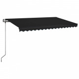 Cumpara ieftin Copertina retractabila automat, antracit, 450x350 cm