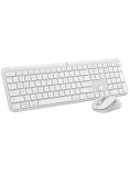 Logitech Signature Slim Wireless Keyboard &amp; Mouse Combo Mk950 Off White Nordic PC