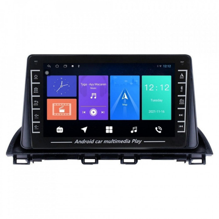 Navigatie dedicata cu Android Mazda 3 2013 - 2019, 1GB RAM, Radio GPS Dual