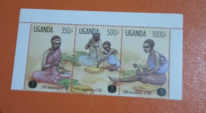 UGANDA, FAO - SERIE COMPLETĂ MNH