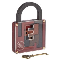 Cub tip Rubik Albert Einstein Lock Puzzle, jucarie educativa foto