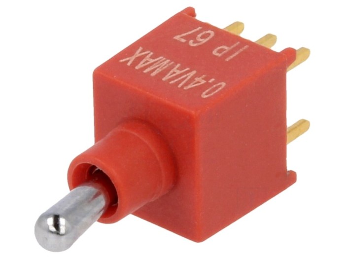 Comutator basculant DPDT ON-(ON) IP67
