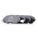 Set plăcuțe de fr&acirc;nă BOSCH cu semnalizare acustică de uzură, cu placă anti-sc&acirc;rț&acirc;it
