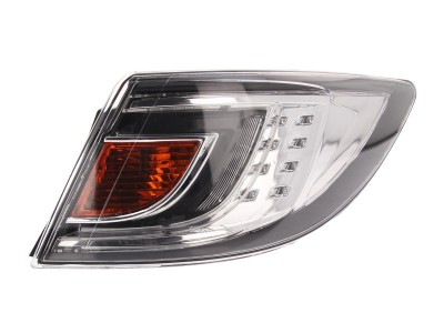 Stop spate lampa Mazda 6 (Gh), 11.2007-10.2009, Hatchback, Sedan, partea Dreapta, exterior; LED+W21W; cromat; fara soclu bec ; Omologare: ECE, DEPO foto