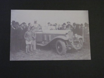 Automobil de Epocă la Concurs - Carte Poștală Franța ,Necirculată foto
