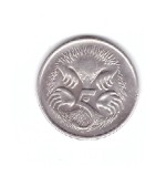 Moneda Australia 5 cents/centi 1980, stare buna, curata