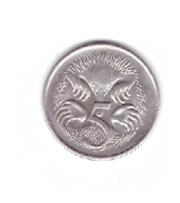 Moneda Australia 5 cents/centi 1980, stare buna, curata foto
