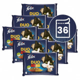 Cumpara ieftin FELIX Fantastic DUO pliculețe, selecție delicioasă &icirc;n gelatină 36 x 85 g