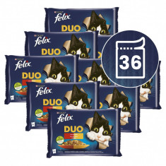 FELIX Fantastic DUO pliculețe, selecție delicioasă în gelatină 36 x 85 g