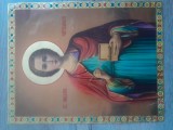 Afis poster icoana print religios Sfantul mucenic Pantelimon