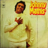 Vinil 2XLPJohnny Mathis &ndash; Johnny Mathis&#039; Greatest Hits (VG)