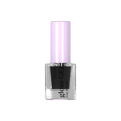 Lac de unghii Gloss Gel Ingrid Cosmetics, 538 negru, 7 ml foto