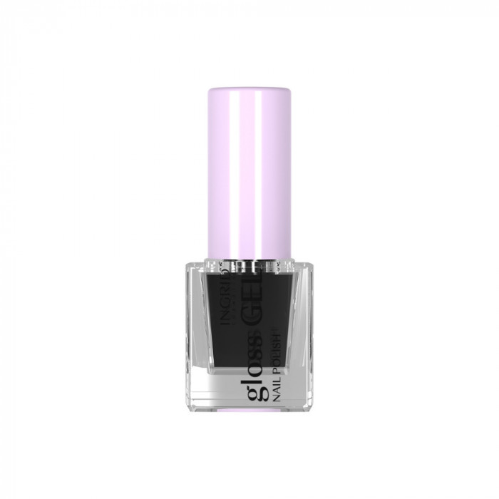 Lac de unghii Gloss Gel Ingrid Cosmetics, 538 negru, 7 ml