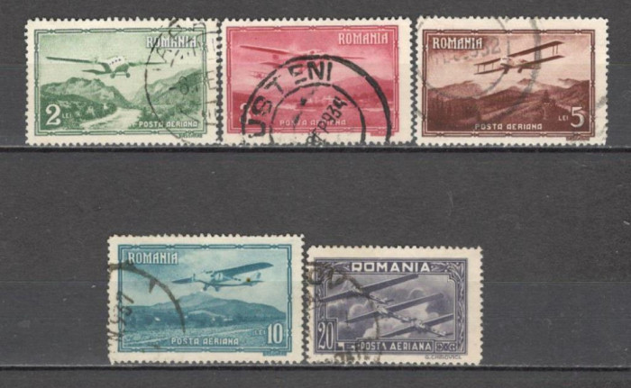 Romania.1931 Posta aeriana-Vederi stampilate GR.38