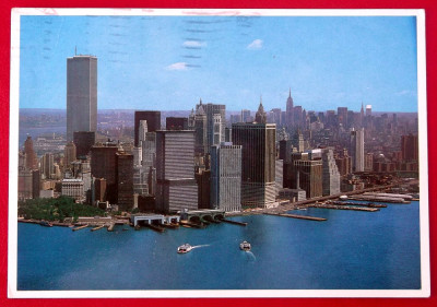 CP Ilustrata WTC World Trade Center 1988 ** foto