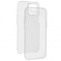 Husa Compatibila cu Apple iPhone 12 Mini - iberry FullCover 360 TPU/PC Clear