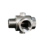 ProGARDEN Racord hidrofor cu supapa de sens, 5 cai, FE1&quot;xFI1&quot;xFI1&quot;xFI1/4&quot;xFI1/4&quot;, inox ProAdvanced PowerfulTools