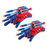 Cumpara ieftin Set doua manusi lansator Spiderman cu ventuze din burete KidMania&reg; pentru copii